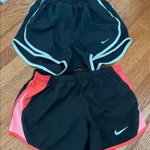 2 pairs of nike shorts